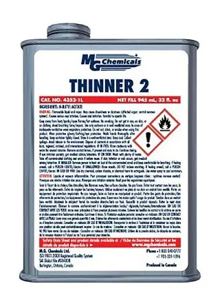 Produktfoto 1 von MG Chemicals 4352 Thinner 2, Elektronik Schutzlack-Verdünner Klar, Zinn 1 L