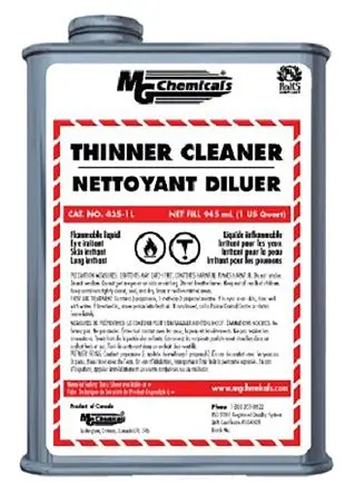 Produktfoto 1 von MG Chemicals 4351 Thinner Aceton, Abschirmbeschichtung Schutzlack-Verdünner Klar, Zinn 1 L