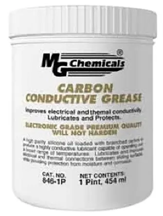 MG Chemicals MG Chemicals Carbon Conductive 846 Leitfähiges Kohlenstoff-Silikon Fett Schwarz Lebensmittelsicher -50 °C