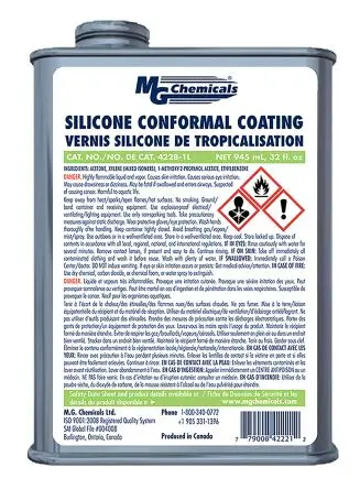 Produktfoto 1 von MG Chemicals 422B Silikon, Leiterplatte Konforme Beschichtung Klar, Zinn -40 °C 1 L 200 °C