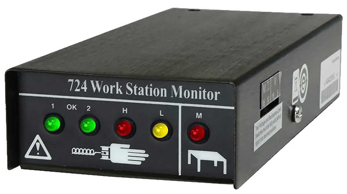 Produktfoto 1 von SCS 120 V Dauer-ESD Überwachung 1-Bediener, H: 35 mm L: 165 mm B: 79 mm