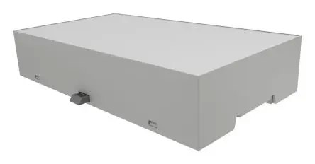 Produktfoto 1 von Italtronic DIN-Schienengehäuse, Geh.Mat. ABS 90 mm, Gehäusekit, Grau, DIN-Hutschiene, Serie Modulbox Compact