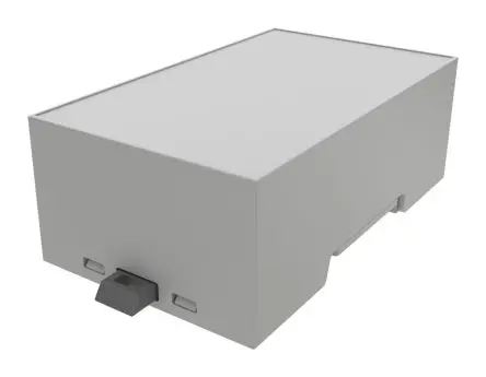 Produktfoto 1 von Italtronic DIN-Schienengehäuse, Geh.Mat. ABS 87 mm, Gehäusekit, Grau, Serie Modulbox XTS