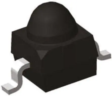Produktfoto 1 von Vishay IR-Diode, Subminiatur 35 mW, 950 nm, 7 mW/sr, 12 °, 2-Pin, Oberfläche 1-LEDs