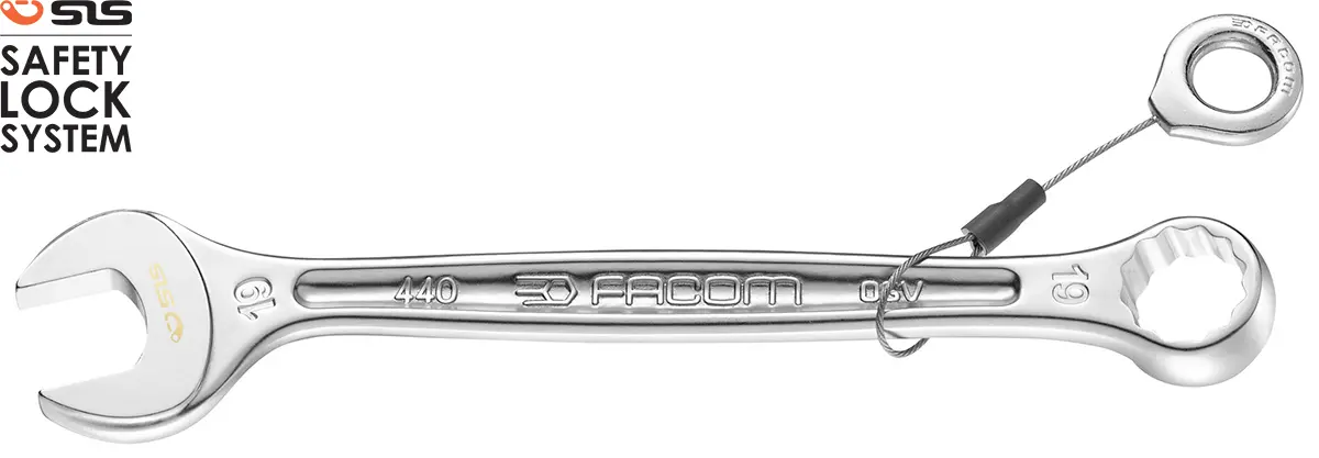 Facom Ring-Maulschlüssel 11 mm Höhensicher, Länge 155 mm