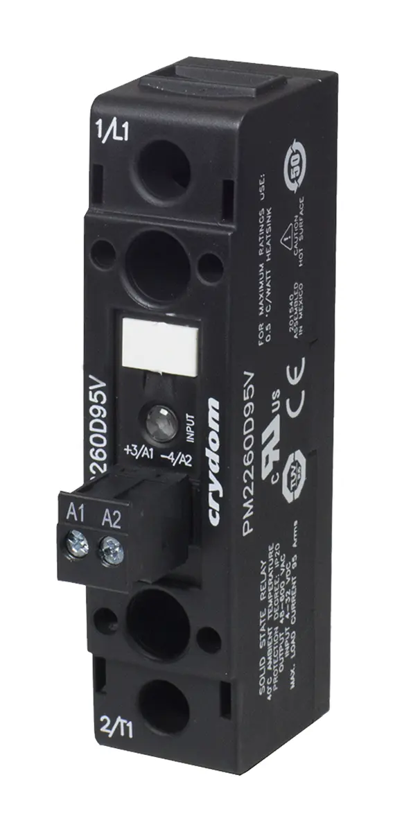 Produktfoto 1 von Sensata / Crydom DIN-Hutschiene Halbleiterausgang, 1-polig 600 V eff. 32V dc / 95 A