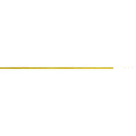 Produktfoto 1 von AXINDUS Einzeladerleitung 0,34 mm², 22 AWG 250m Gelb PTFE isoliert Ø 1.27mm
