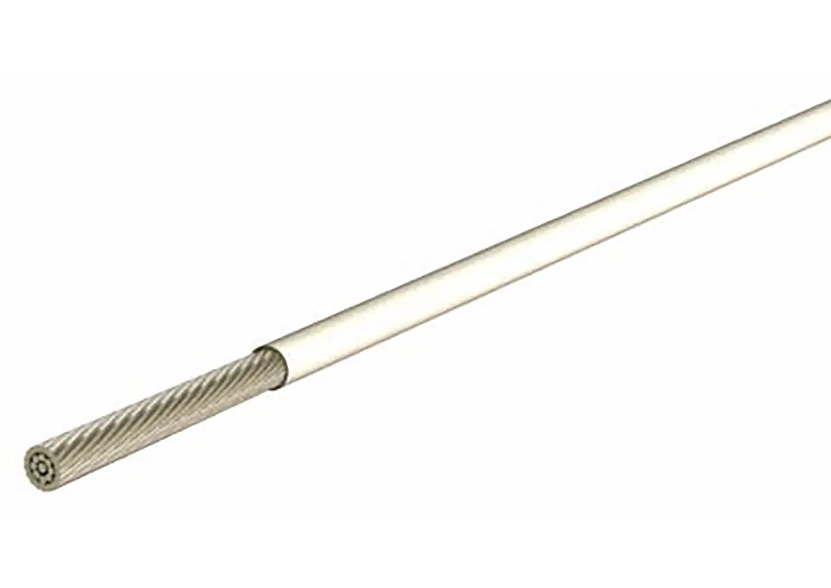 Produktfoto 1 von AXINDUS Einzeladerleitung 0,6 mm², 20 AWG 250m Weiß ETFE isoliert Ø 1.52mm MIL-W-22759
