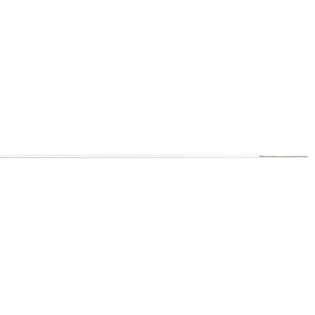 Produktfoto 1 von AXINDUS Einzeladerleitung 0,22 mm², 24 AWG 250m Weiß PTFE isoliert Ø 1.13mm