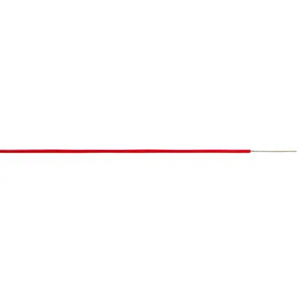 Produktfoto 1 von AXINDUS Einzeladerleitung 0,22 mm², 24 AWG 250m Rot PTFE isoliert Ø 1.13mm