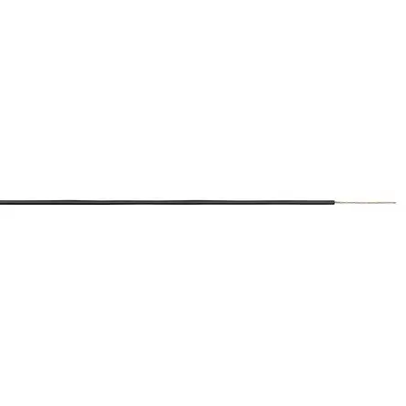 Produktfoto 1 von AXINDUS Einzeladerleitung 0,22 mm², 24 AWG 250m Schwarz PTFE isoliert Ø 1.13mm