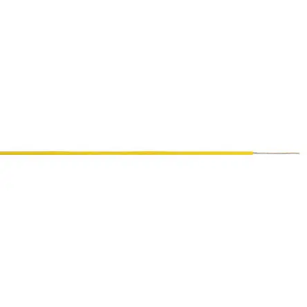 Produktfoto 1 von AXINDUS Einzeladerleitung 0,22 mm², 24 AWG 250m Gelb PTFE isoliert Ø 1.13mm