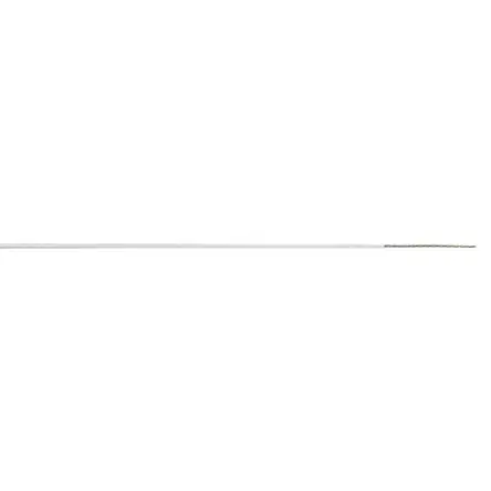 Produktfoto 1 von AXINDUS Einzeladerleitung 0,22 mm², 24 AWG 250m Weiß PTFE isoliert Ø 0.91mm