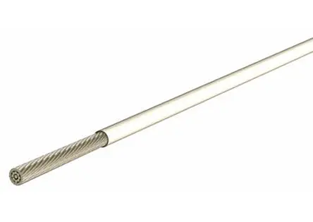 Produktfoto 1 von AXINDUS KU Schaltdraht 0.38 mm², 22 AWG 250 m Weiß Ø 1.1 mm 7 Litzen Ethylen-Tetrafluorethylen