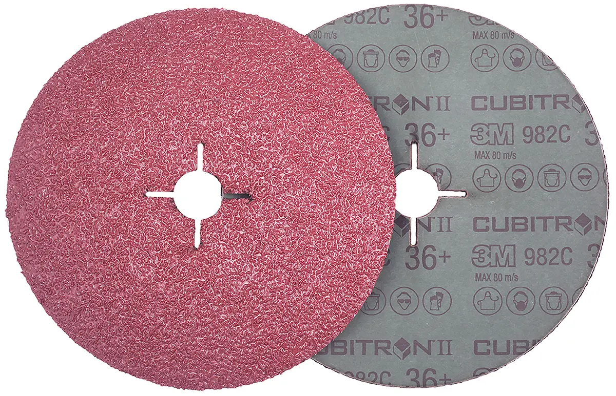 Produktfoto 1 von 3M Cubitron II Keramik Schleifscheibe Ø 125 mm, Korngröße P36 100 Per Pack