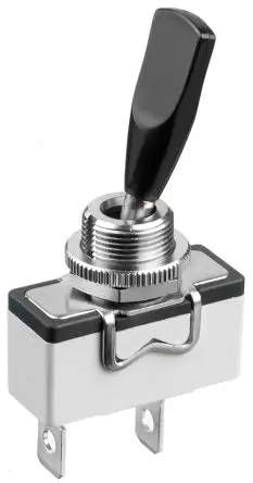 Produktfoto 1 von APEM Panel Kippschalter SPST, Ein-Aus, 24 V dc, 250 V ac, 15A, Lötöse
