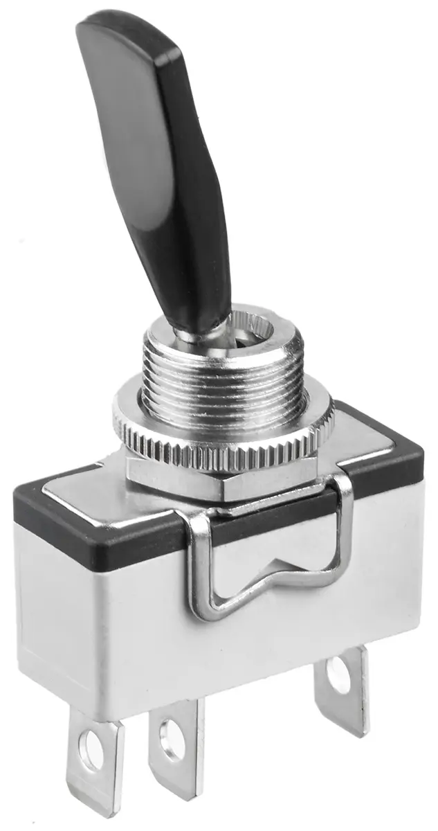 Produktfoto 1 von APEM Panel Kippschalter 1-poliger Umschalter, Ein-Ein, 250 V ac, 15A, Lötöse