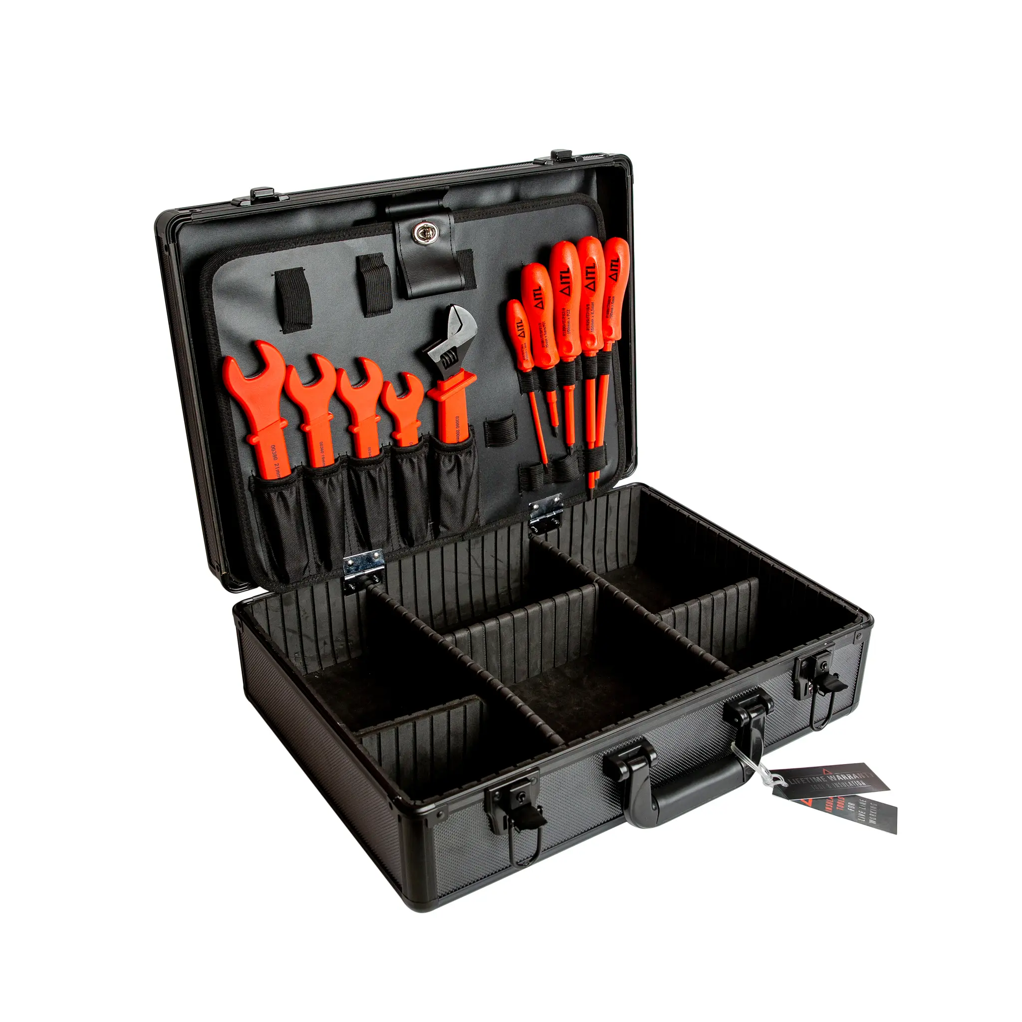 Produktfoto 1 von ITL Insulated Tools Ltd VDE 1000V zugelassen ESD Werkzeugsatz, Tasche 20-teilig