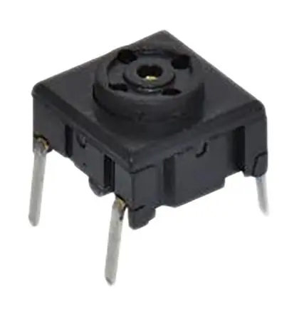 MEC IP67 Taster SPST Flach, Klemme 50mA Tastend 6.5 mm Schwarz Leiterplattenmontage B. 6.4mm L. 12.5 mm