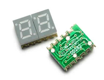 Produktfoto 1 von Broadcom HDSM LED-Anzeige 7 Segmente 2 Zeichen Anode, Rot 632nm 7.5mcd Zeichenbreite 4.6 mm Zeichenhöhe 7 mm Oberfläche