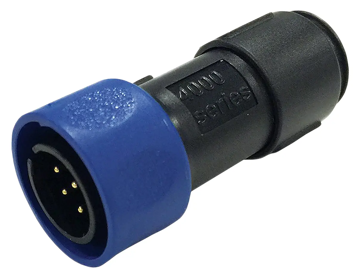 Produktfoto 1 von Bulgin Buccaneer 4000 20 Miniature Rundsteckverbinder Stecker 3-polig Buchse 13A Kabel IP68, IP69K, IP66