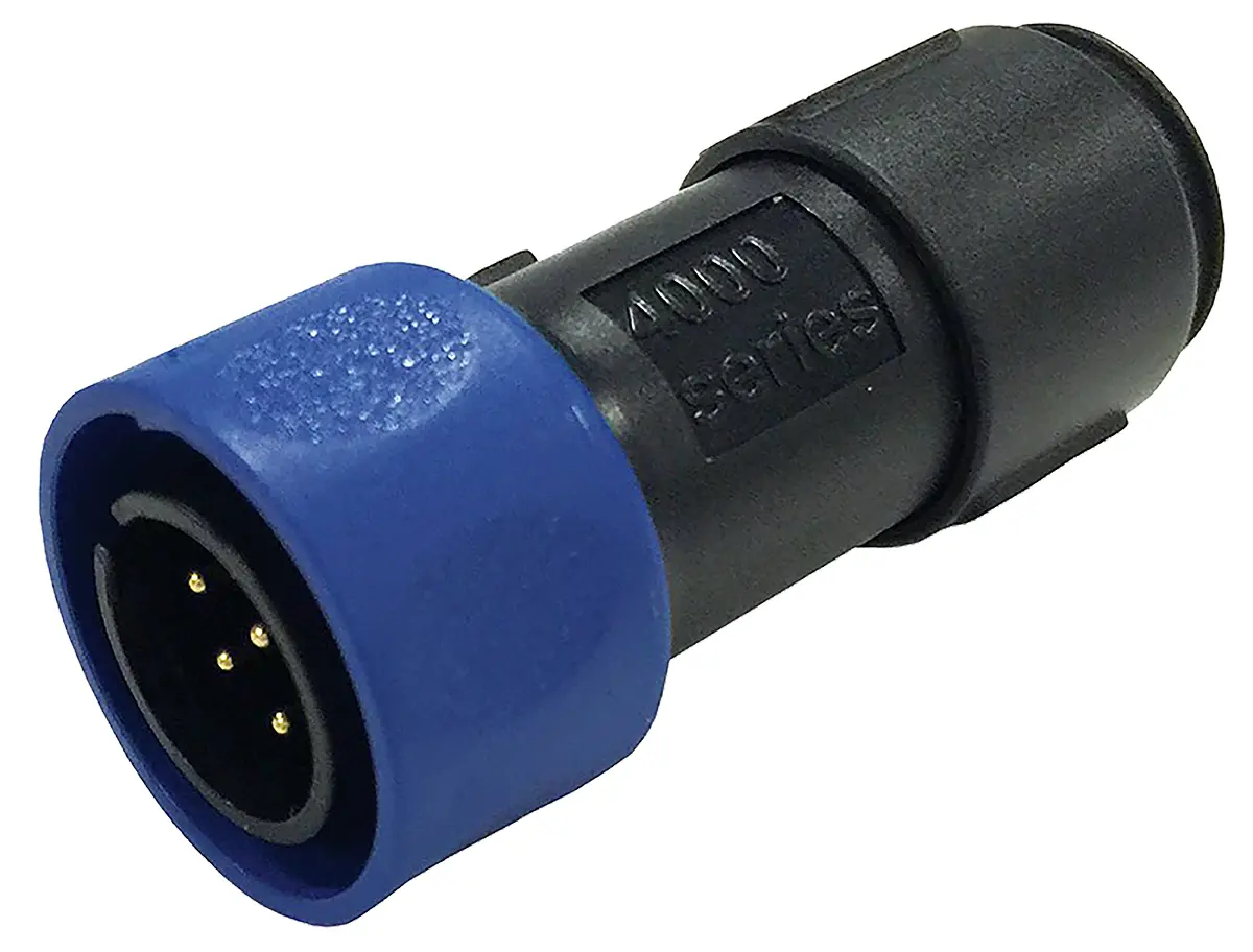 Produktfoto 1 von Bulgin Buccaneer 4000 20 Miniature Rundsteckverbinder Stecker 3-polig Buchse 13A Kabel IP68, IP66, IP69K