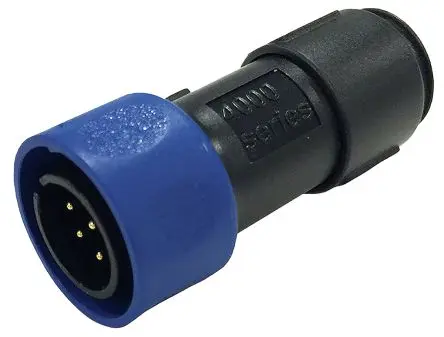 Produktfoto 1 von Bulgin Buccaneer 4000 20 Miniature Rundsteckverbinder Stecker 3-polig Buchse 10A, 13 A Kabel IP68, IP66, IP69K