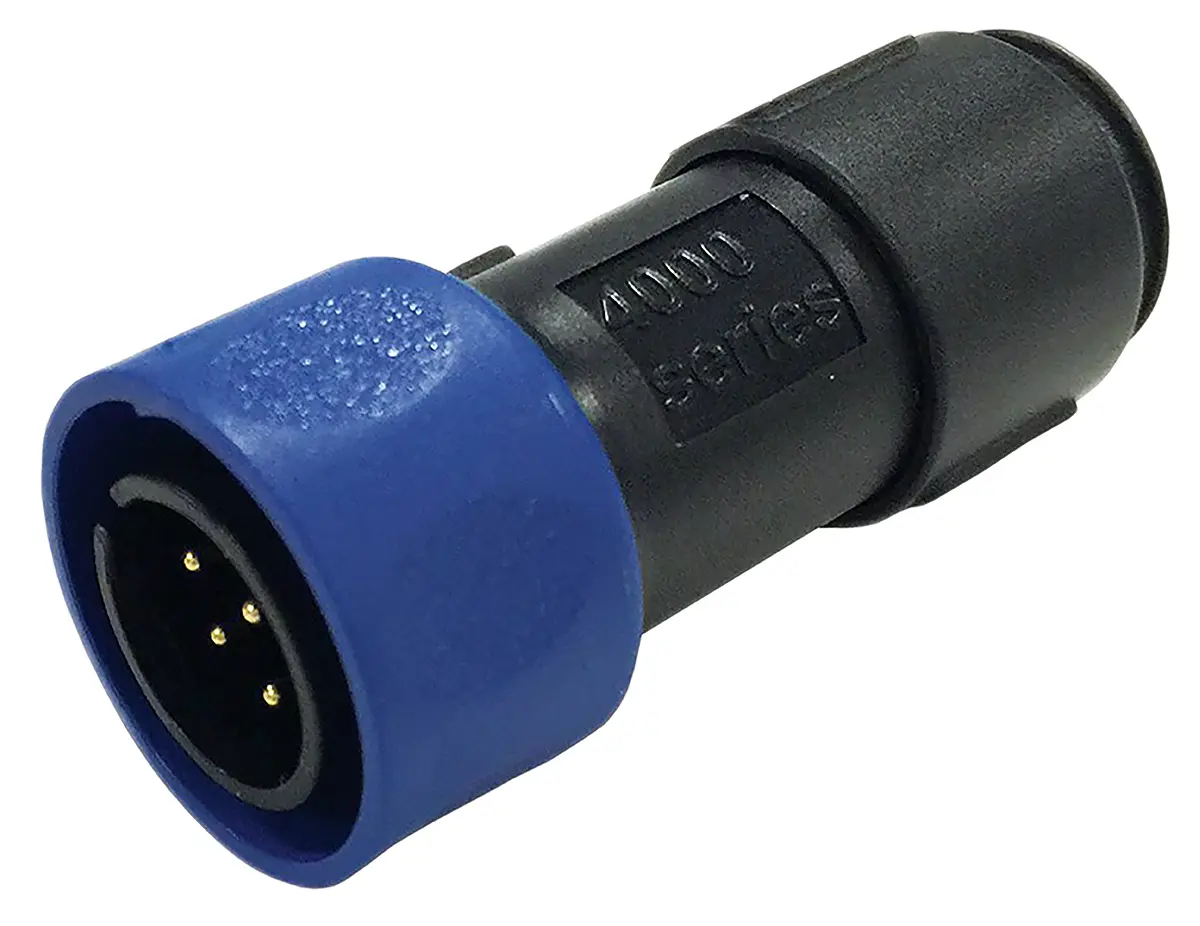 Produktfoto 1 von Bulgin Buccaneer 4000 20 Miniature Rundsteckverbinder Stecker 8-polig Stecker 8A Kabel IP68, IP66, IP69K
