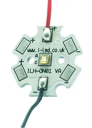 Produktfoto 1 von Intelligent LED Solutions LED-Array OSLON Signal PowerStar Grün, 1-LEDs, Ø 20 mm Außen-ø 82 lm-Typ 2 mm