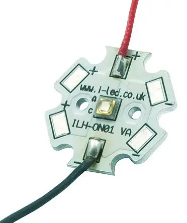 Produktfoto 1 von Intelligent LED Solutions LED-Array OSLON Signal PowerStar Grün, 1-LEDs, Ø 20 mm Außen-ø 61 lm-Typ 2 mm
