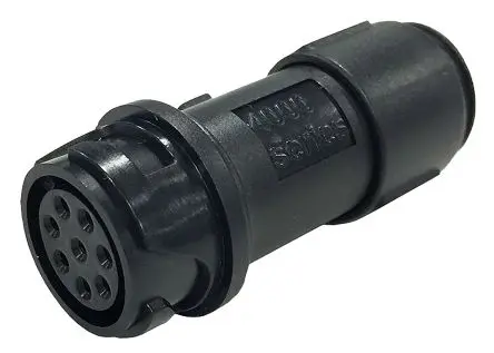Produktfoto 1 von Bulgin Buccaneer 4000 20 Miniature Rundsteckverbinder Buchse 8-polig Stecker 5A, 8 A Kabel IP66, IP69K, IP68