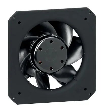 Produktfoto 1 von ebm-papst Axiallüfter, Kugel, 24V dc / 95 W 4.7 A, 3400 U/min, 1020 m³/h IP44 80 mm 225mm 225 mm