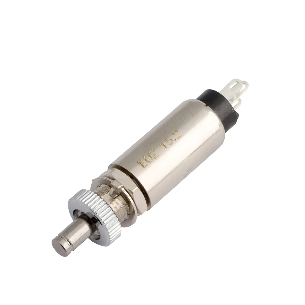 Produktfoto 1 von EOZ DJET Druckschalter Tastend Panel Ø 6.4 mm, 1-poliger Umschalter / 100 μA, IP40, IP65