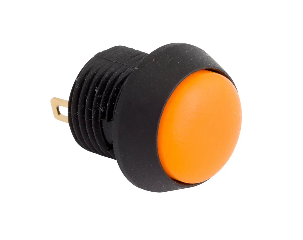 Produktfoto 1 von EOZ FL Druckschalter Orange Beleuchtet Tastend Panel Ø 12 mm, SPST / 65 mA 2.5 kV ac, IP40