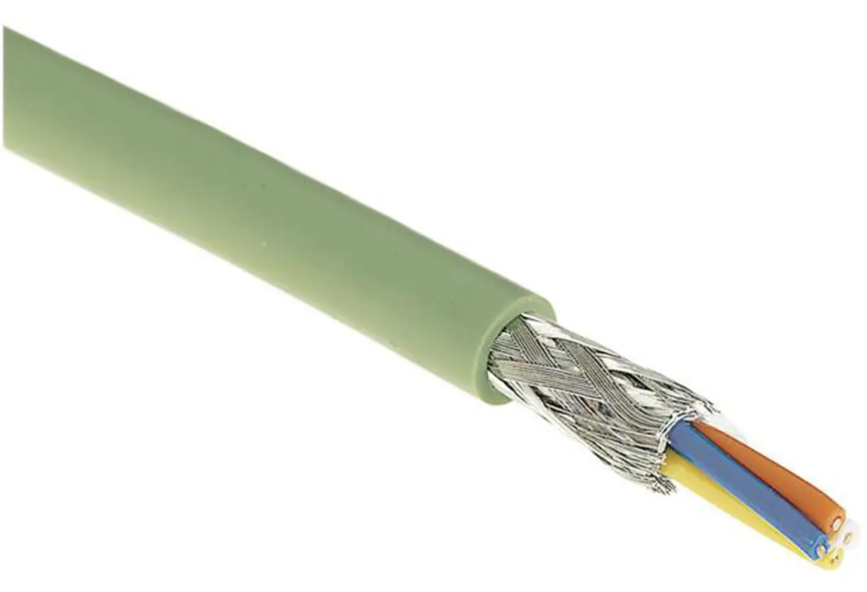 Produktfoto 1 von HARTING Cat.5 Ethernet-Kabel, 20 m, Grün 4 Abgeschirmt Geschirmt, Aussen ø 6.7 mm Außen-ø , Polyurethan