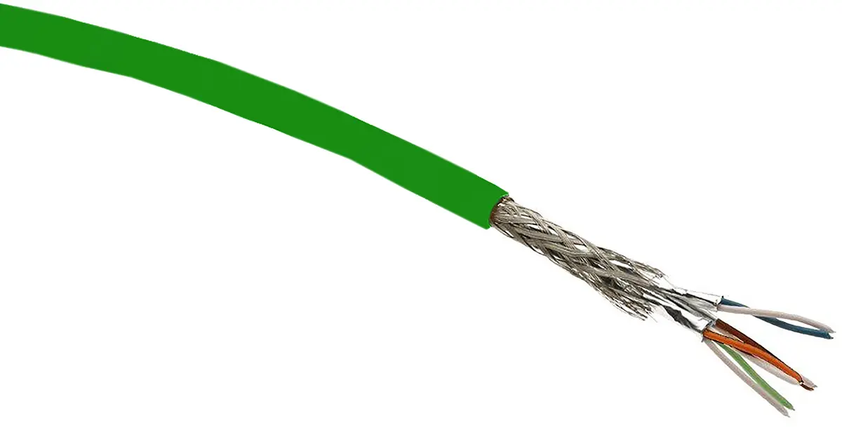 HARTING Cat.5 Ethernet-Kabel, 50 m, Grün 4 Abgeschirmt Geschirmt, Aussen ø 6.7 mm Außen-ø , Polyurethan