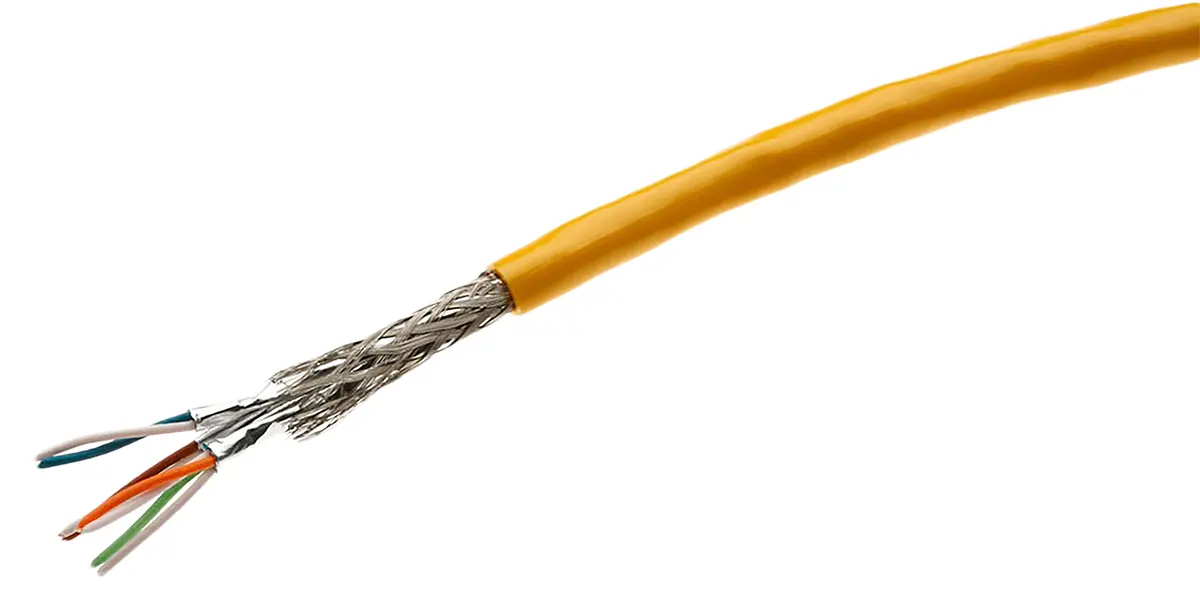 Produktfoto 1 von HARTING Cat6a Ethernet-Kabel, 20 m, Gelb Abgeschirmt Geschirmt, Aussen ø 6.9 mm Außen-ø , Polyvinylchlorid