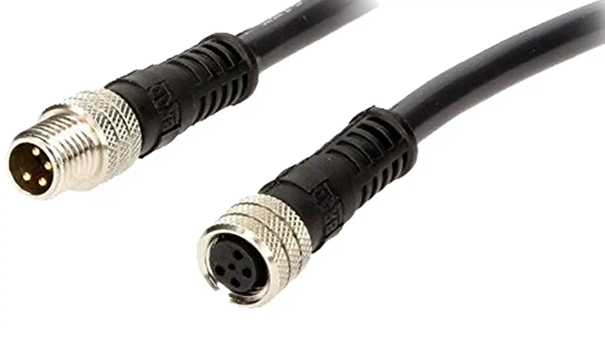 Produktfoto 1 von Molex 120087, 4-polig Sensor-Betätigungselementkabel, Gerade Buchse 4 / Gerade Stecker, Länge 2 m