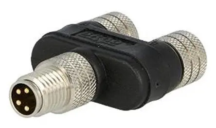 Produktfoto 1 von Brad from Molex, Gerade Nano-Change Rundsteckverbinder Adapter 4 M8, IP40 4 M8 Buchse