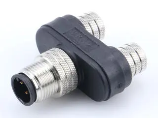 Produktfoto 1 von Brad from Molex, Gerade Rundsteckverbinder Adapter 3 M8, IP68 4 M8 Buchse
