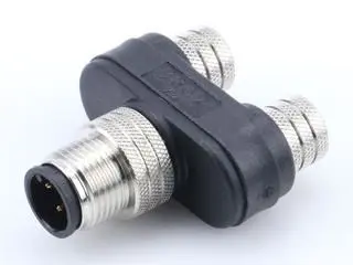 Produktfoto 1 von Brad from Molex, Gerade Rundsteckverbinder Adapter 3 M8, IP68 4 M8 Buchse