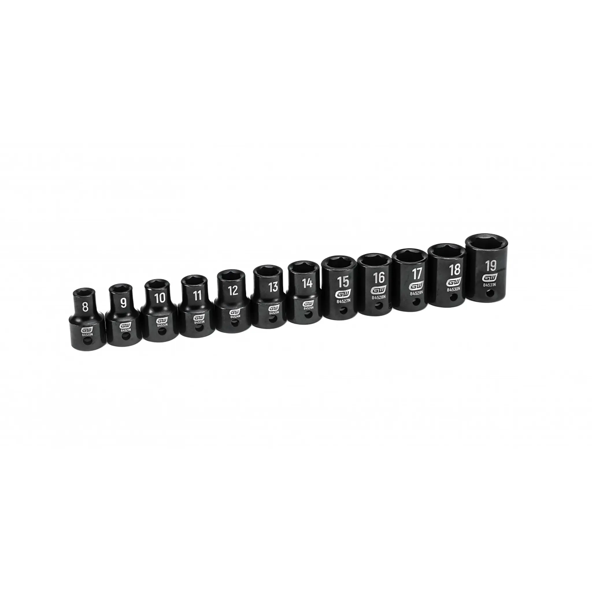 Produktfoto 1 von GearWrench 1/2 in Vierkant 6-Kant 12-teilig