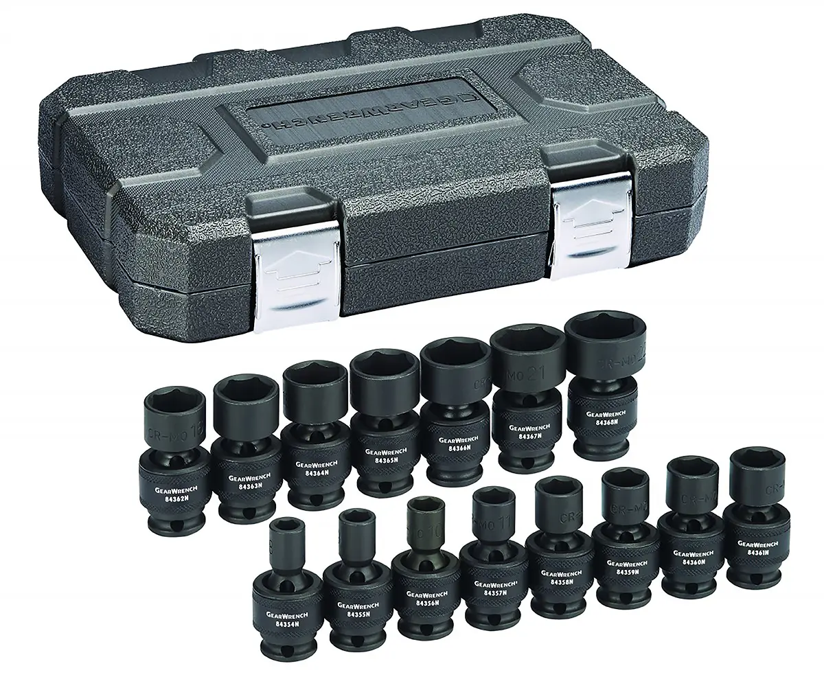 Produktfoto 1 von GearWrench 3/8 in Vierkant 6-Kant 15-teilig