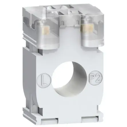 Produktfoto 1 von Schneider Electric PowerLogic Stromwandler 125 A, Schraubanschlussklemme, DIN-Hutschiene, Aufsteckbefestigung, 125:5, 21