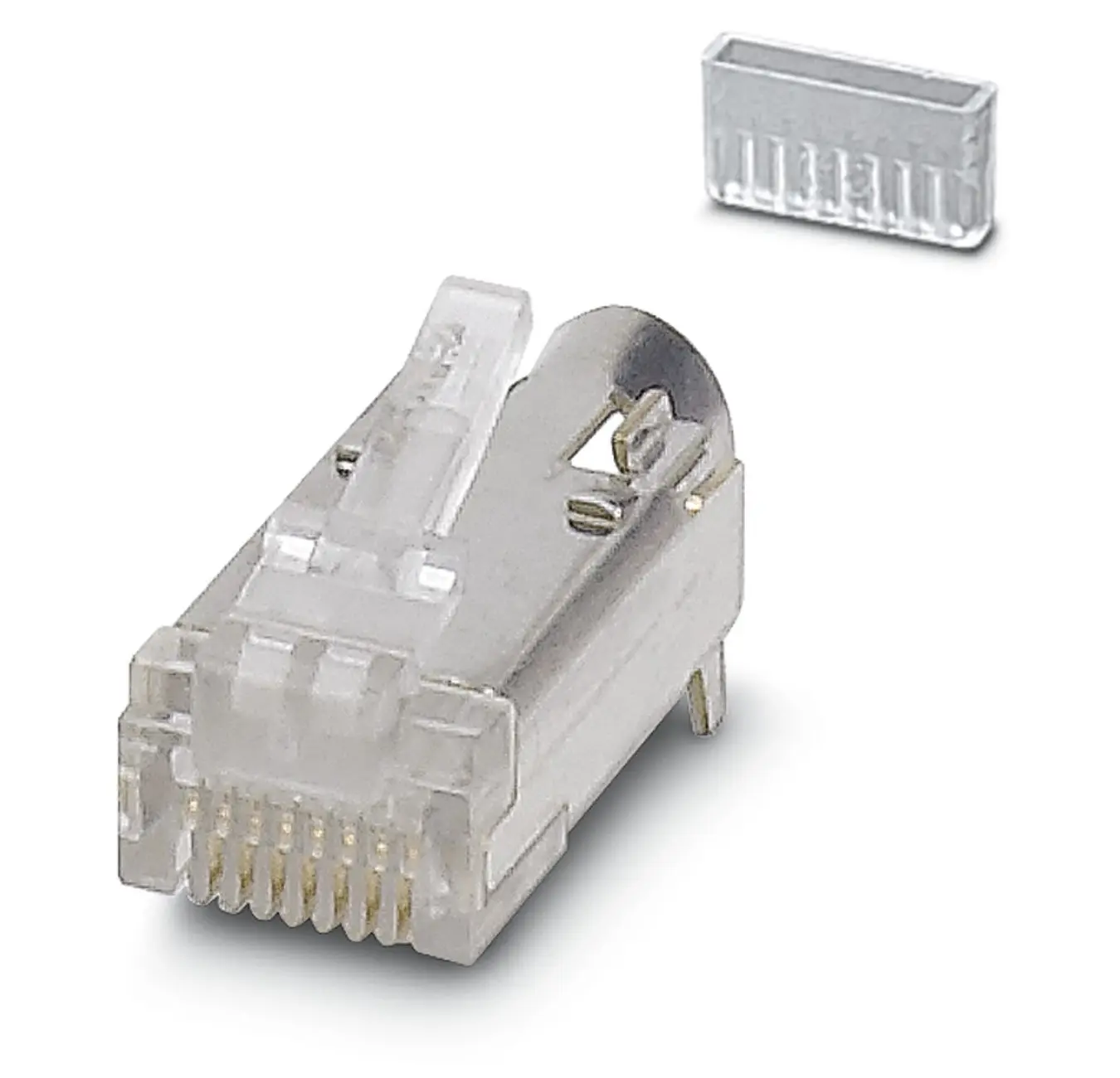 Produktfoto 1 von Phoenix Contact 1652716 Stecker Cat5e Ethernet-Steckverbinder, 1-Port 8-polig Abgeschirmt Gerade