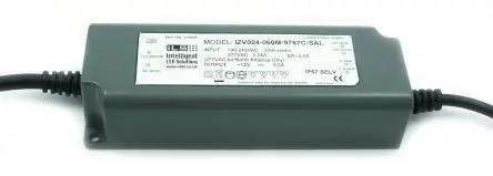 Produktfoto 1 von Intelligent LED Solutions LED-Treiber, 60 W 305V, 90 V LED-Treiber 1.67A, Ausgang 24V 0 bis 10 V PWM-Widerstand