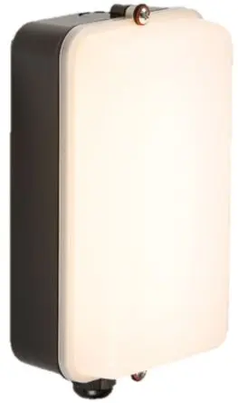 Produktfoto 1 von Knightsbridge AMLED LED Wandleuchte Rechteckig Leuchtmittel inkludiert 460 lm, 240V ac IP54 / 5 W, 110mm x 200 mm