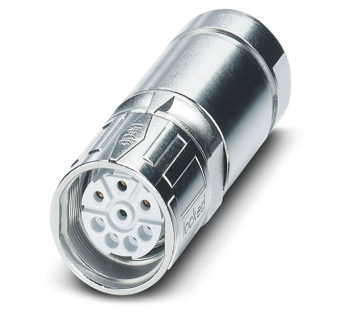 Produktfoto 1 von Phoenix Contact SF M23 M23 Rundsteckverbinder Buchse 7-polig Buchse 30A Kabel IP40