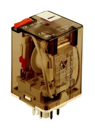 Produktfoto 1 von Hongfa Europe GMBH HF10FH Leistungsrelais 120V ac Spule 2-poliger Umschalter 10A 1.6 kΩ 2.7 W