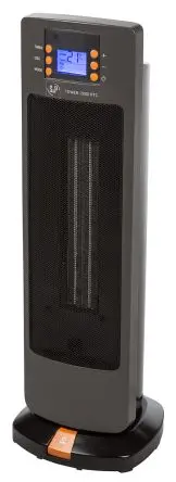 Produktfoto 1 von Soler&Palau TOWER-2000 PTC Keramik Heizlüfter Boden Typ C - EU mit Ein-/Aus-Schalter, 2 kW / 230V